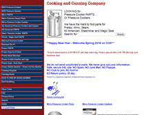 Tablet Screenshot of cookingandcanning.net